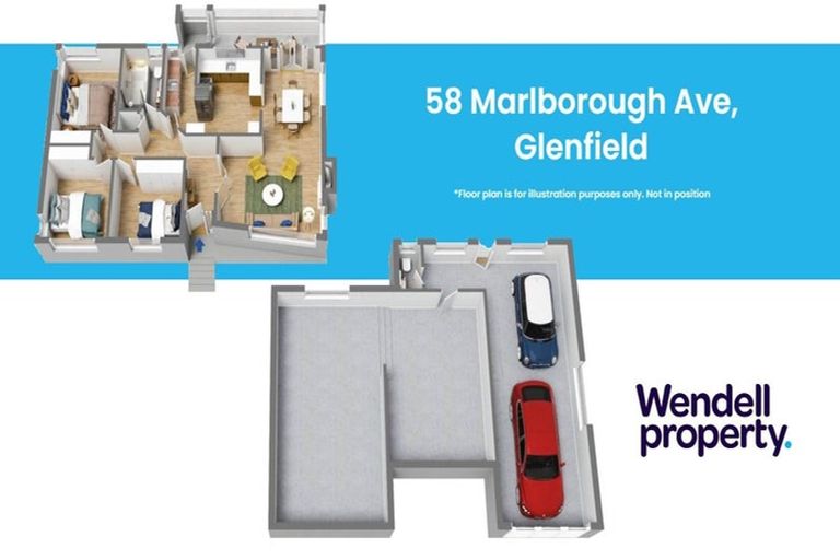 Photo of property in 58 Marlborough Avenue, Glenfield, Auckland, 0629