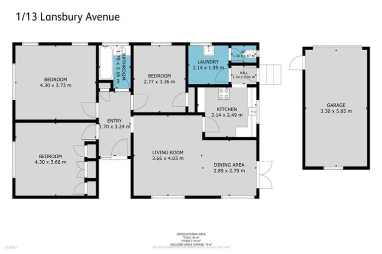 Photo of property in 1/13 Lansbury Avenue, Strowan, Christchurch, 8052