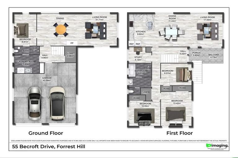 Photo of property in 55 Becroft Drive, Forrest Hill, Auckland, 0620