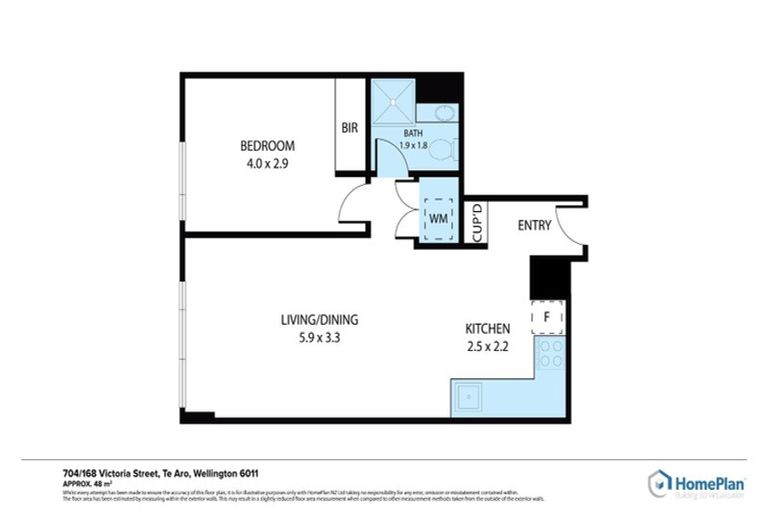 Photo of property in Vsp South, 704/168 Victoria Street, Te Aro, Wellington, 6011