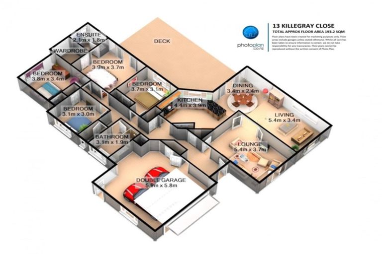 Photo of property in 13 Killegray Close, Flagstaff, Hamilton, 3210