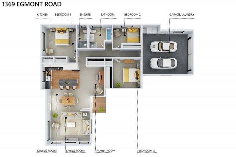 Photo of property in 1369 Egmont Road, Egmont Village, Inglewood, 4386