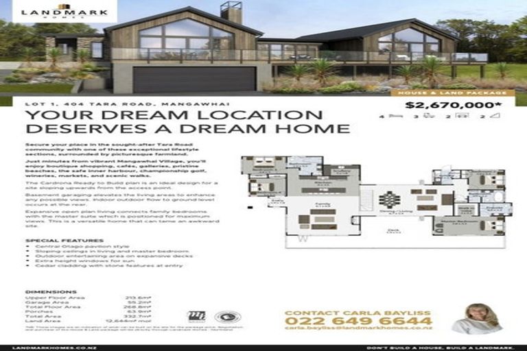 Photo of property in 404 Tara Road, Mangawhai, Kaiwaka, 0573
