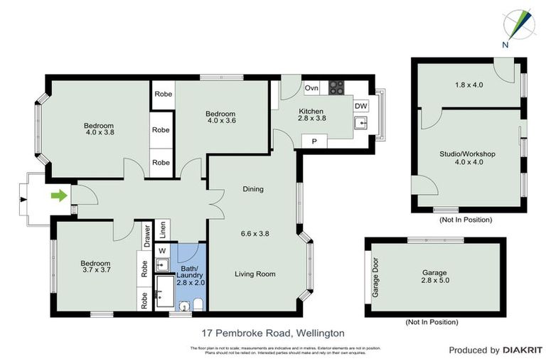 Photo of property in 17 Pembroke Road, Northland, Wellington, 6012