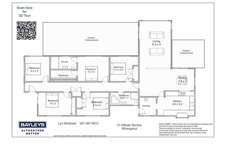 Photo of property in 11 Hillside Terrace, Saint Johns Hill, Whanganui, 4500