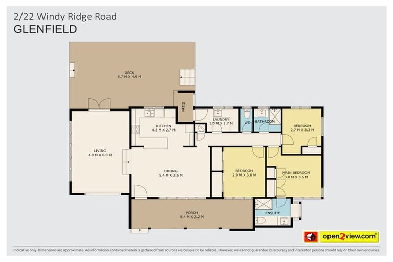 Photo of property in 2/22 Windy Ridge Road, Glenfield, Auckland, 0629