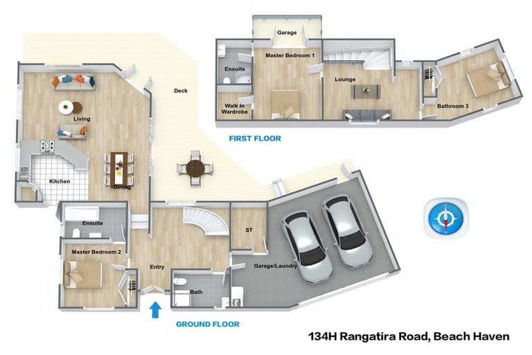 Photo of property in 134h Rangatira Road, Beach Haven, Auckland, 0626