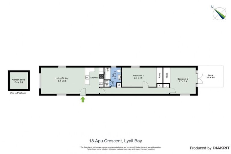 Photo of property in 18 Apu Crescent, Lyall Bay, Wellington, 6022