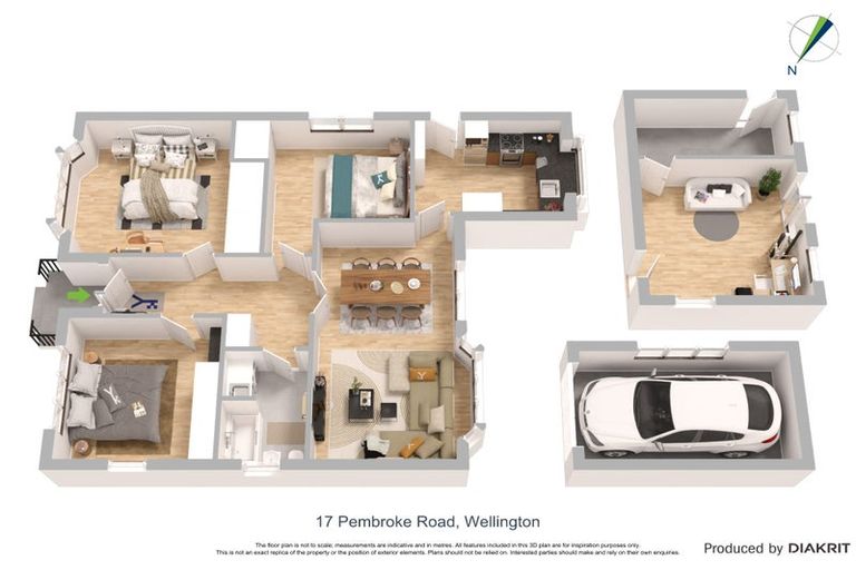 Photo of property in 17 Pembroke Road, Northland, Wellington, 6012