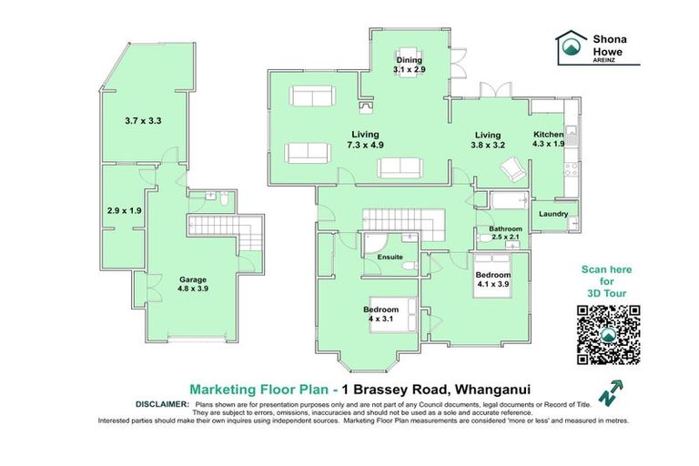 Photo of property in 1 Brassey Road, Saint Johns Hill, Whanganui, 4500