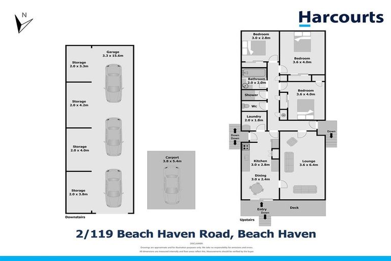 Photo of property in 2/119 Beach Haven Road, Beach Haven, Auckland, 0626