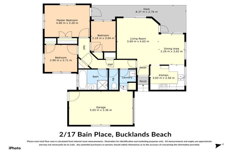 Photo of property in 2/17 Bain Place, Bucklands Beach, Auckland, 2014