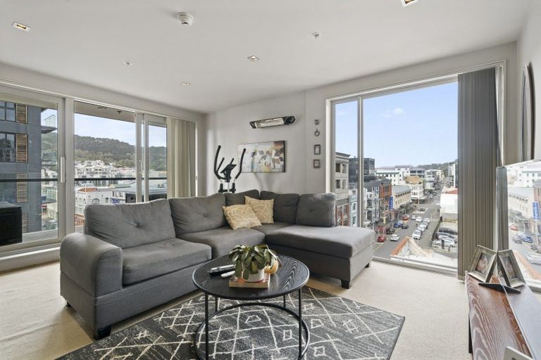 Photo of property in Monument Apartments, 6i/245 Wakefield Street, Te Aro, Wellington, 6011