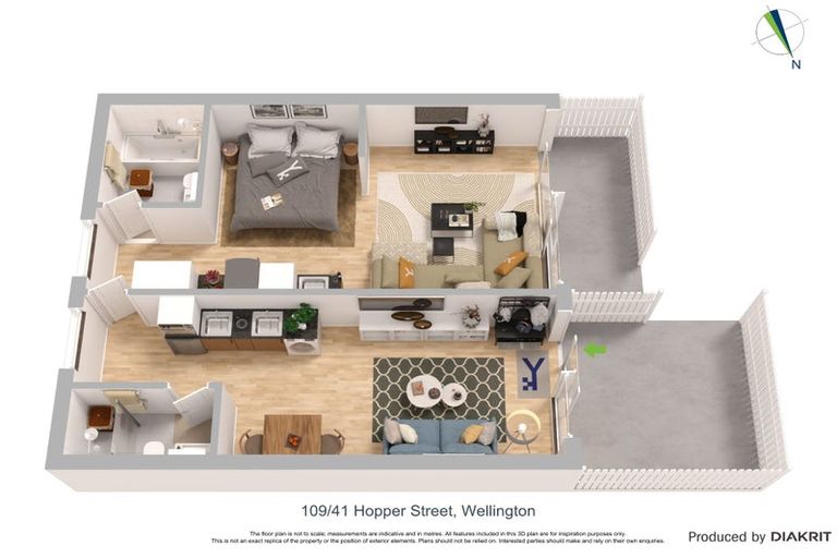 Photo of property in Vedado Apartments, 109/41 Hopper Street, Mount Cook, Wellington, 6011