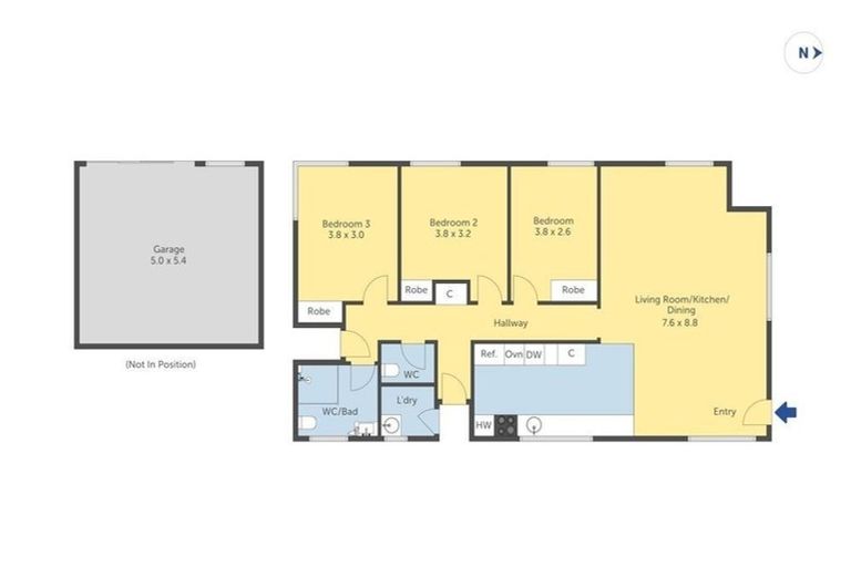 Photo of property in 8 Vickers Crescent, Mangere, Auckland, 2022