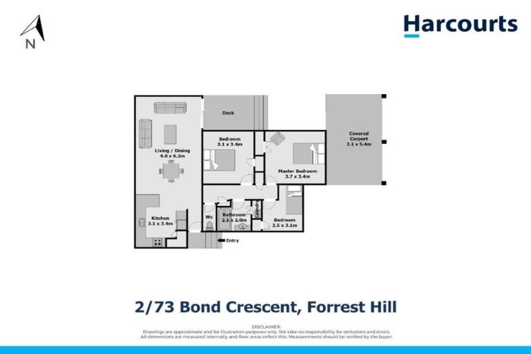 Photo of property in 2/73 Bond Crescent, Forrest Hill, Auckland, 0620