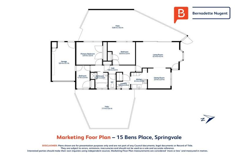 Photo of property in 15 Bens Place, Springvale, Whanganui, 4501