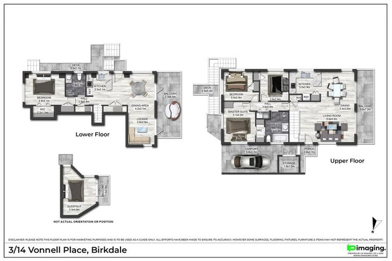 Photo of property in 3/14 Vonnell Place, Birkdale, Auckland, 0626