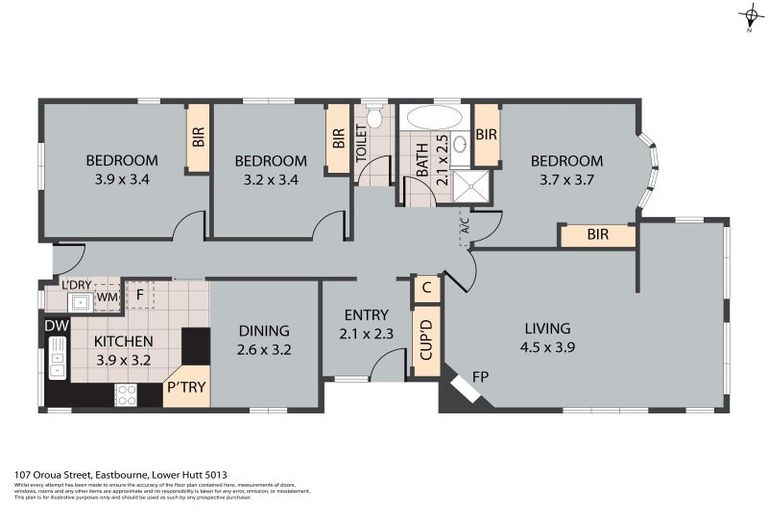 Photo of property in 107 Oroua Street, Eastbourne, Lower Hutt, 5013