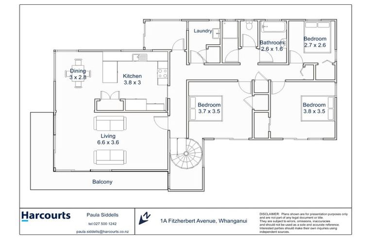 Photo of property in 1a Fitzherbert Avenue, Springvale, Whanganui, 4501