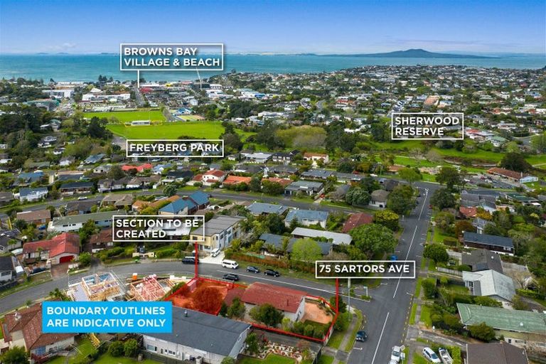 Photo of property in 75 Sartors Avenue, Browns Bay, Auckland, 0630