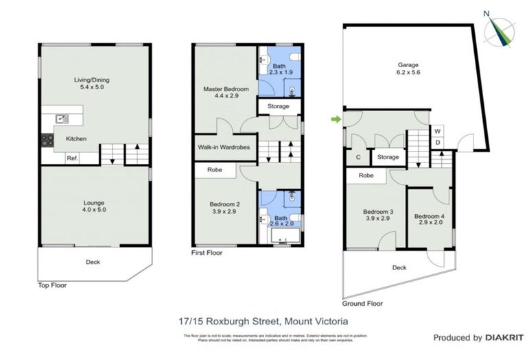 Photo of property in 17/15 Roxburgh Street, Mount Victoria, Wellington, 6011