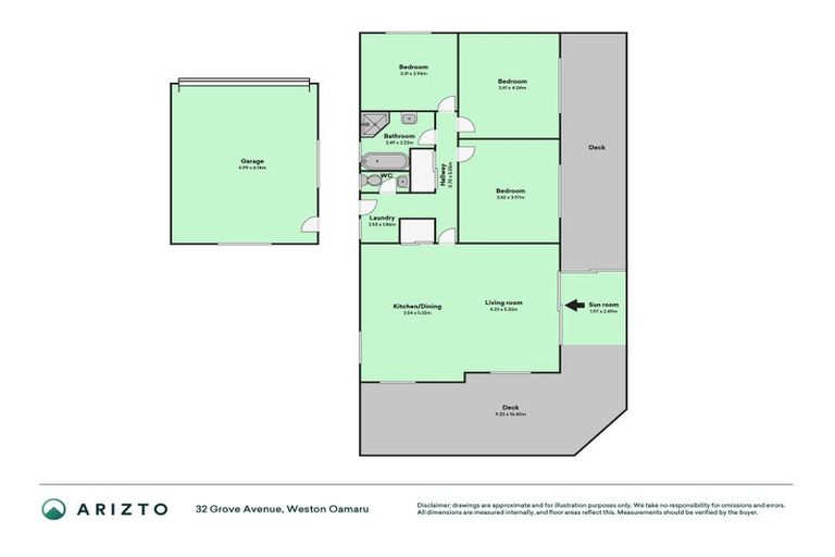 Photo of property in 32 Grove Avenue, Weston, Oamaru, 9401