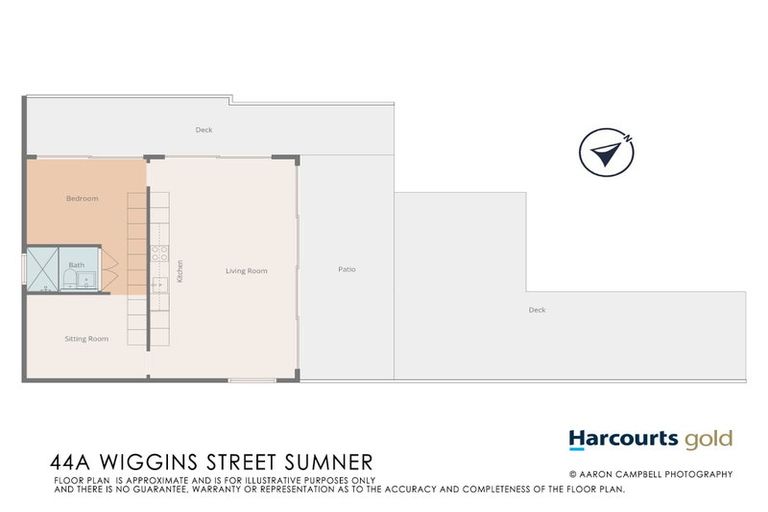 Photo of property in 44a Wiggins Street, Sumner, Christchurch, 8081