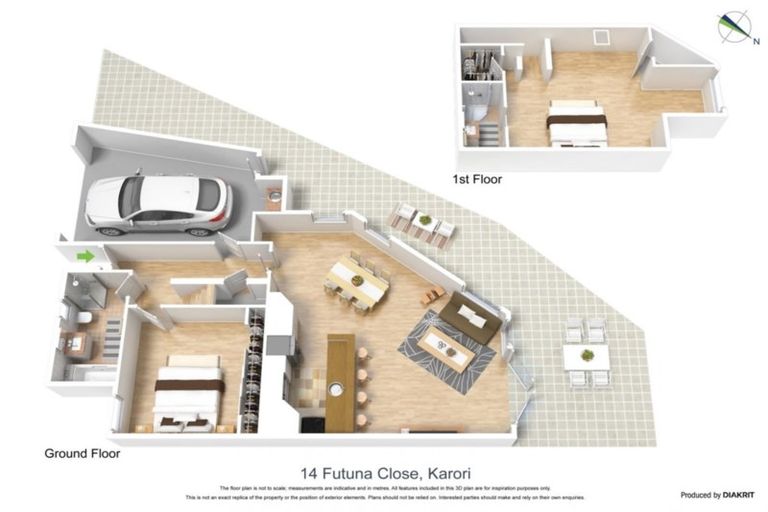 Photo of property in 14 Futuna Close, Karori, Wellington, 6012