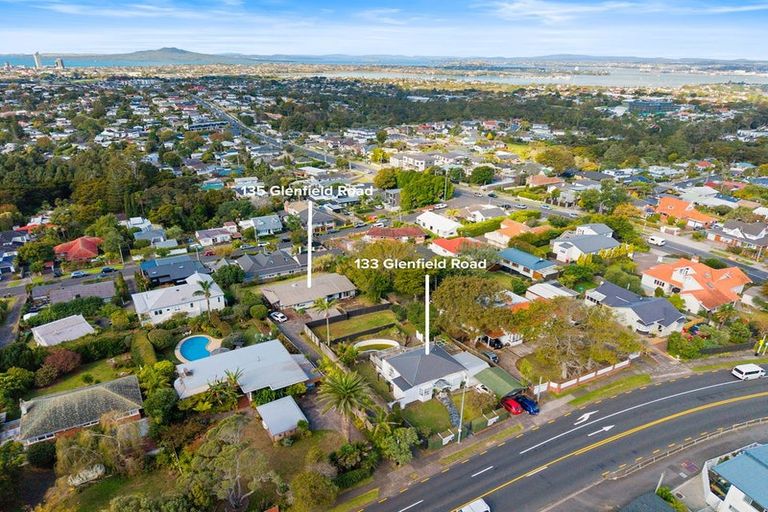Photo of property in 133 Glenfield Road, Hillcrest, Auckland, 0626