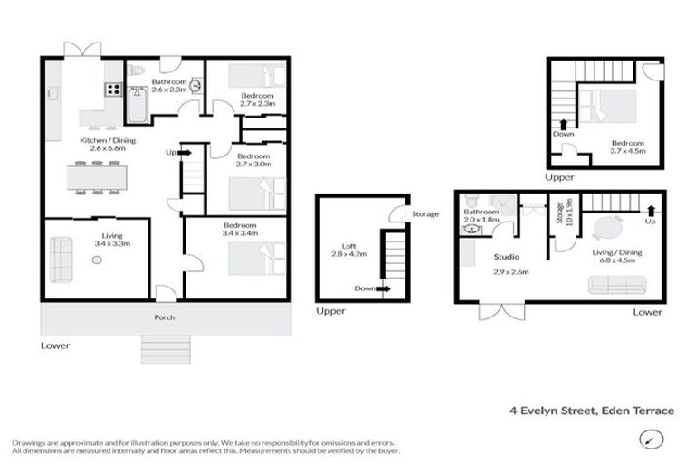 Photo of property in 4 Evelyn Street, Eden Terrace, Auckland, 1021