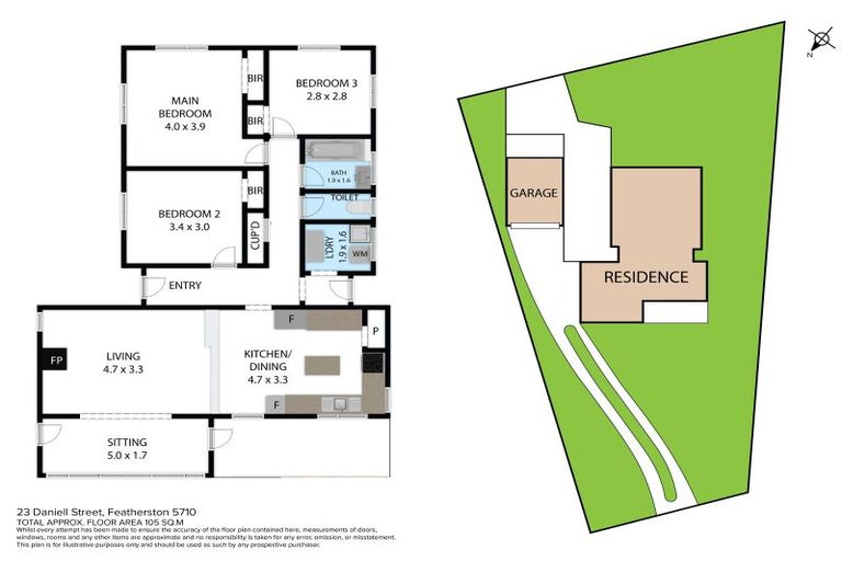 Photo of property in 23 Daniell Street, Featherston, 5710