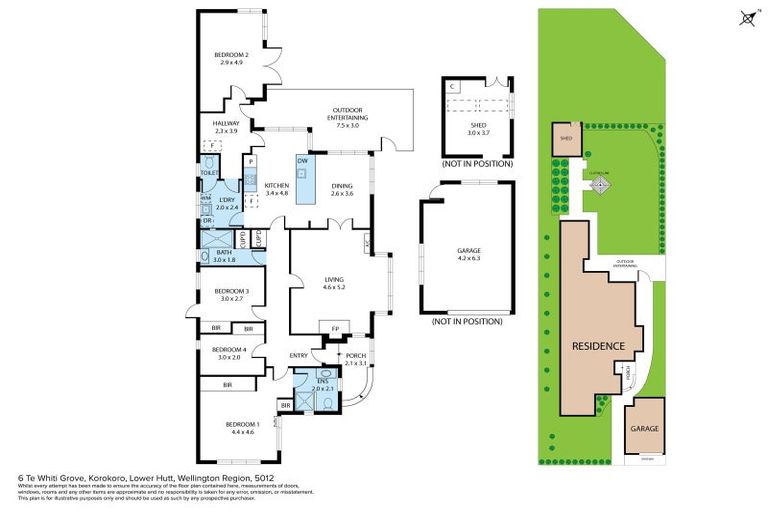 Photo of property in 6 Te Whiti Grove, Korokoro, Lower Hutt, 5012