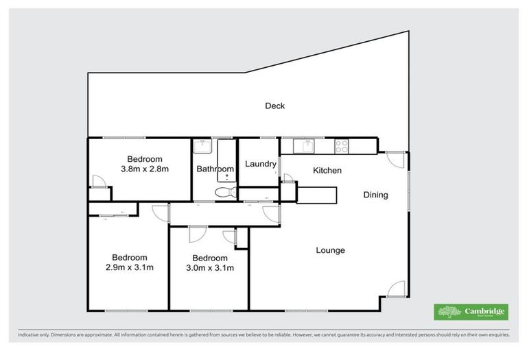 Photo of property in 1a Creswell Place, Leamington, Cambridge, 3432