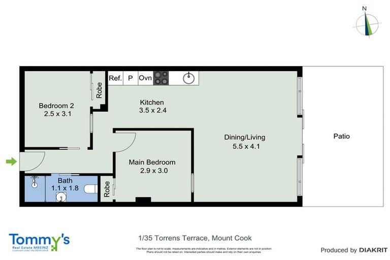 Photo of property in Las Olas De Cuba, 1/35 Torrens Terrace, Mount Cook, Wellington, 6011