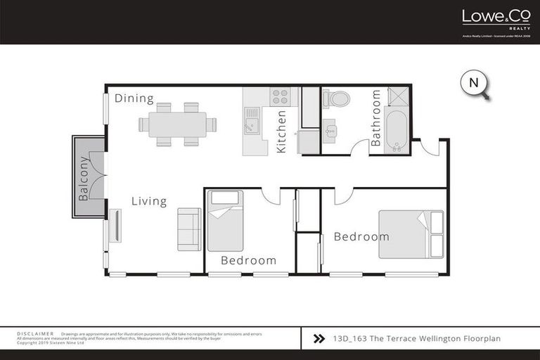 Photo of property in Terrace Heights Apartments, 13d/163 The Terrace, Wellington Central, Wellington, 6011