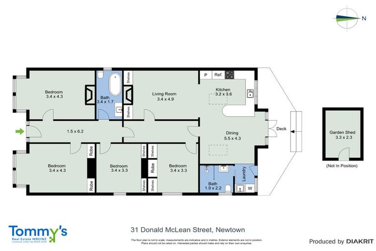 Photo of property in 31 Donald Mclean Street, Newtown, Wellington, 6021