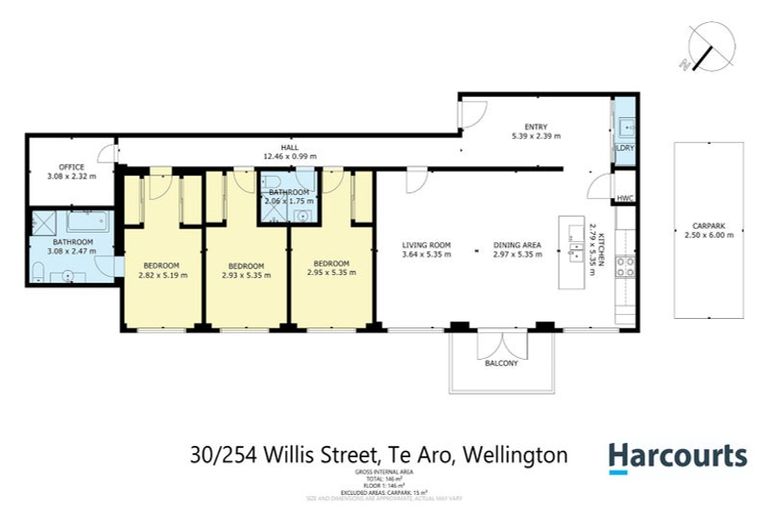 Photo of property in Augusta Apartments, 30/254 Willis Street, Te Aro, Wellington, 6011