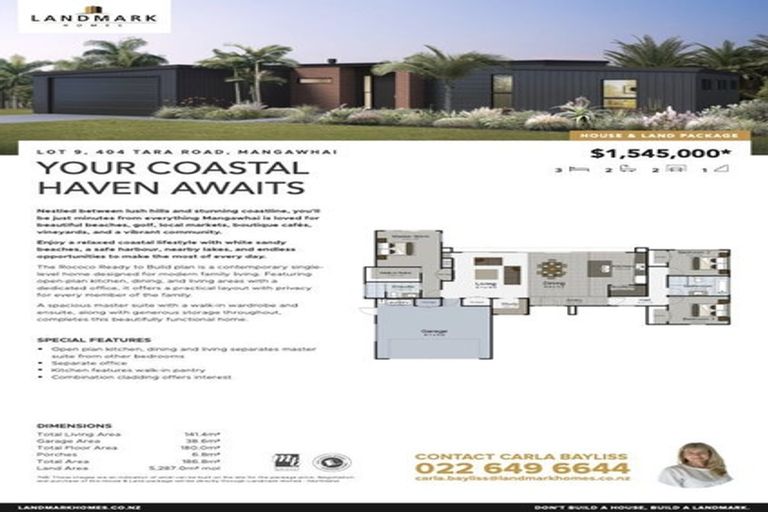 Photo of property in 404 Tara Road, Mangawhai, Kaiwaka, 0573