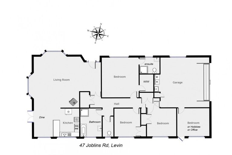 Photo of property in 47 Joblins Road, Levin, 5571