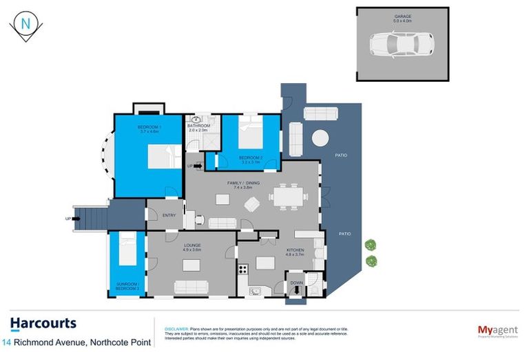 Photo of property in 14 Richmond Avenue, Northcote Point, Auckland, 0627