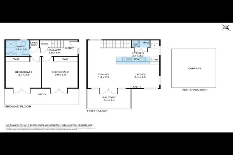 Photo of property in 7/3 Malcolm Lane, Thorndon, Wellington, 6011