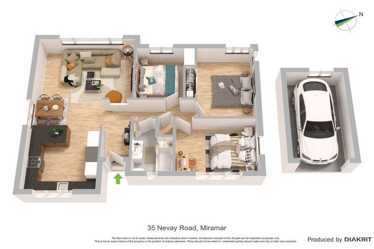 Photo of property in 35 Nevay Road, Miramar, Wellington, 6022