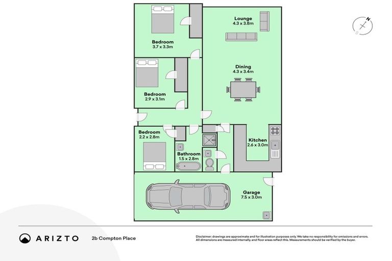 Photo of property in 2b Compton Place, Mount Maunganui, 3116