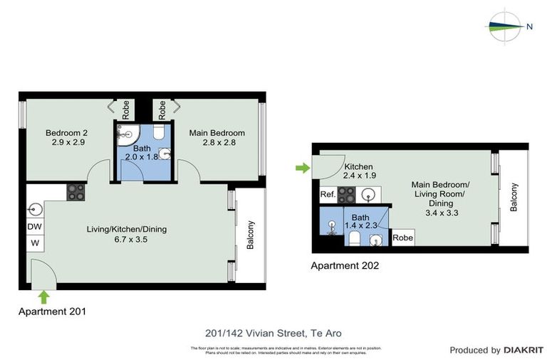 Photo of property in Dual Apartments, 201/142 Vivian Street, Te Aro, Wellington, 6011