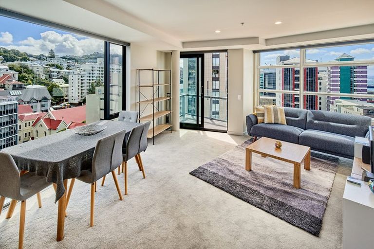 Photo of property in Pinnacle On Victoria, 1101/160 Victoria Street, Te Aro, Wellington, 6011