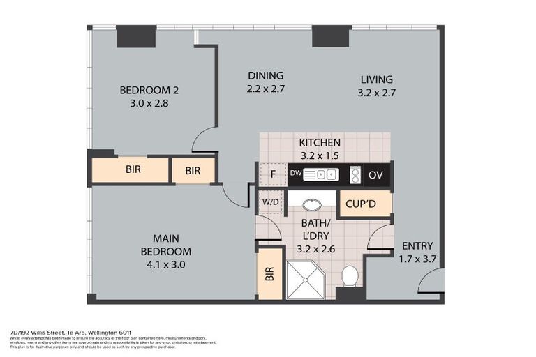 Photo of property in St Peters Apartments, 7d/192 Willis Street, Te Aro, Wellington, 6011