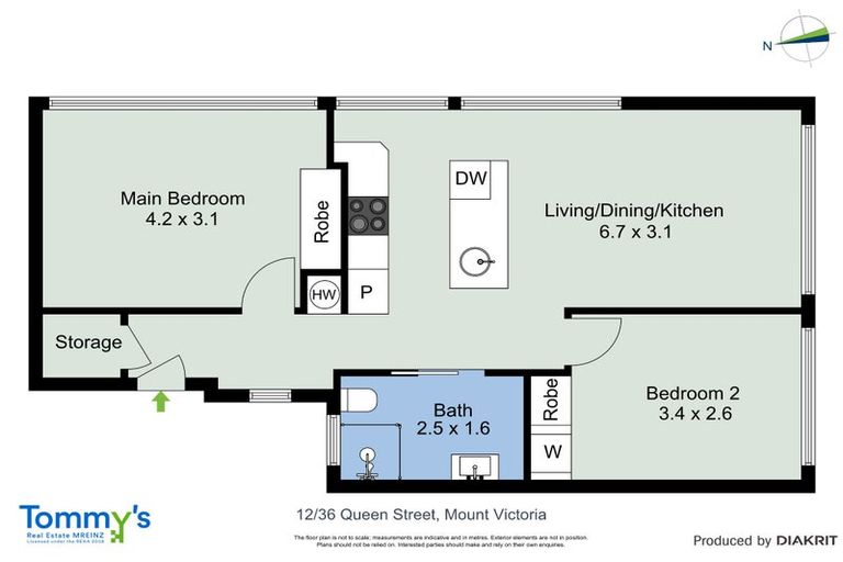 Photo of property in Westgate Flats, 12/36 Queen Street, Mount Victoria, Wellington, 6011