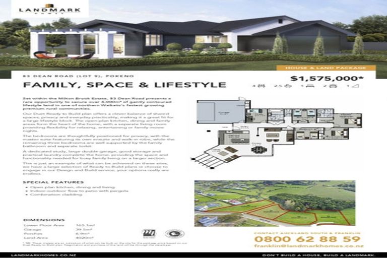 Photo of property in 83 Dean Road, Pokeno, 2471