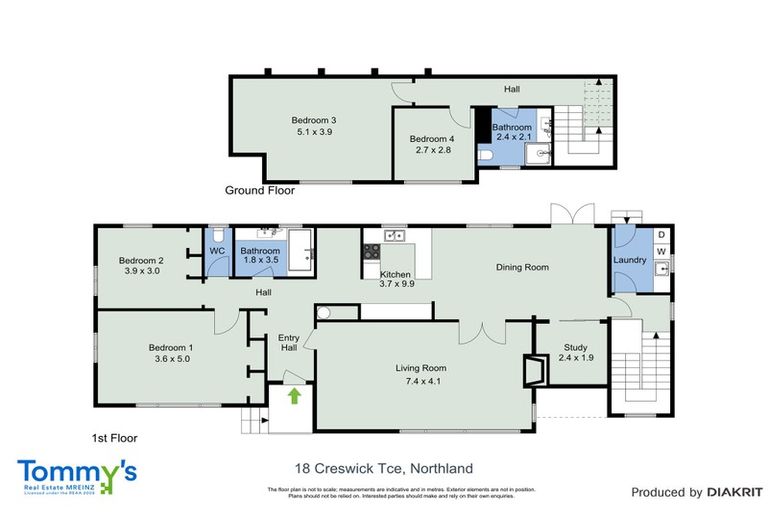 Photo of property in 18 Creswick Terrace, Northland, Wellington, 6012